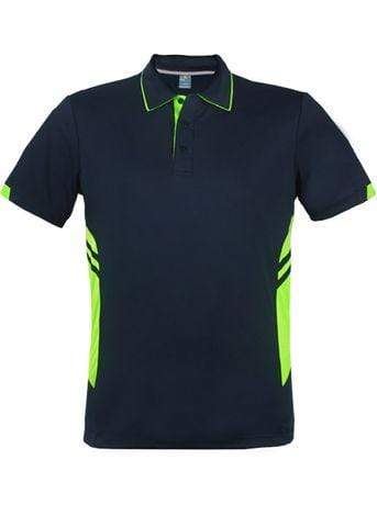 Aussie Pacific Tasman Men's Polo Shirt 1311 Casual Wear Aussie Pacific Navy/Neon Green S 